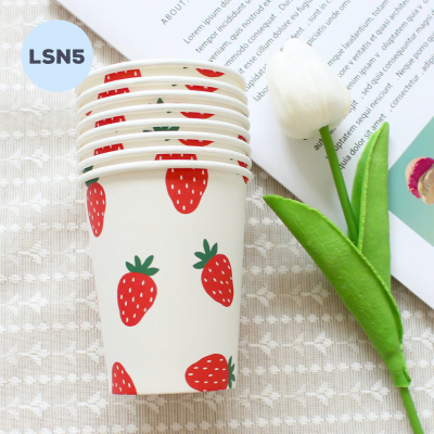 Ly Sinh Nhật - Ly Trái Dâu ( Set 10 ) - LSN10