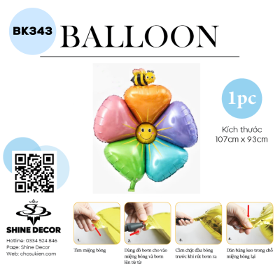 Bong bóng kiếng hình - BK343