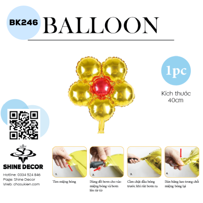 Bong bóng kiếng hình - BK246