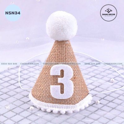 Nón sinh nhật - NSN34