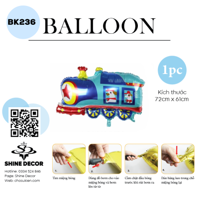 Bong bóng kiếng hình - BK236