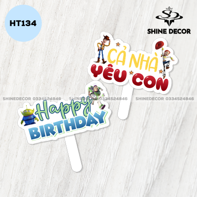 Hashtag Sinh Nhật - Toy Story - HT134