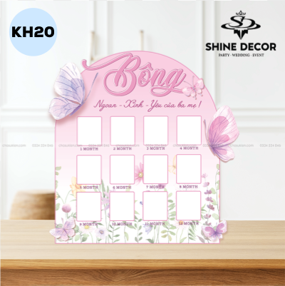 Khung hình 12 tháng thiết kế - KH20