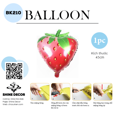 Bong bóng kiếng hình - BK210