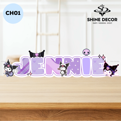 Chữ Hộp Tên Bé - CH01