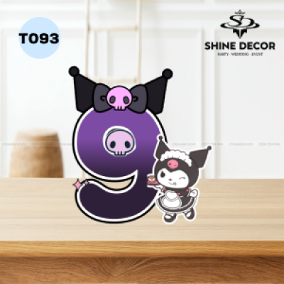 Mô Hình Số Tuổi Bé - T09