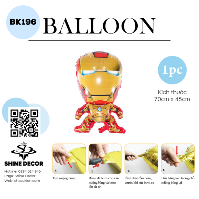 Bong bóng kiếng hình - BK196