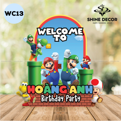 bảng welcome thiết kế - WC13