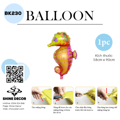 Bong bóng kiếng hình - BK230