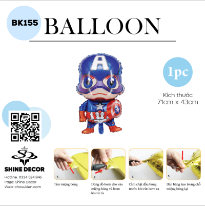 Bong bóng kiếng hình - BK155