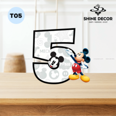 Mô Hình Số Tuổi Bé - T05