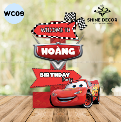 bảng welcome thiết kế - WC09