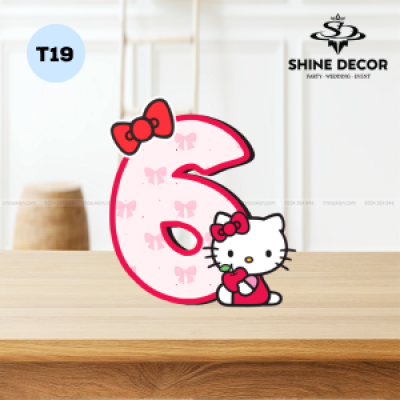 Mô Hình Số Tuổi Bé - T19