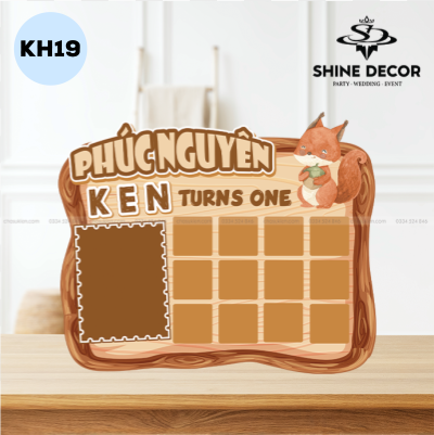 Khung hình 12 tháng thiết kế - KH19