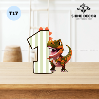 Mô Hình Số Tuổi Bé - T17