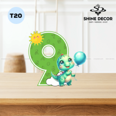 Mô Hình Số Tuổi Bé - T020