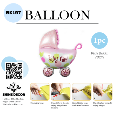 Bong bóng kiếng hình - BK197