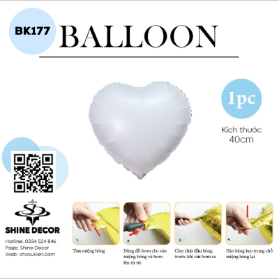 Bong bóng kiếng hình - BK177