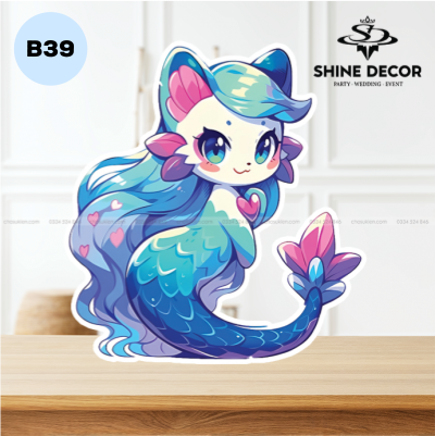 Mô hình mèo tiên cá - B39