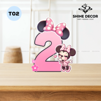 Mô Hình Số Tuổi Bé - T02