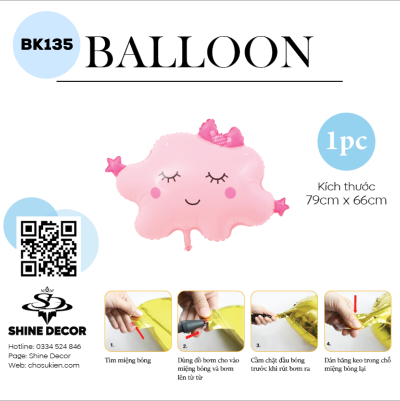 Bong bóng kiếng hình - BK135