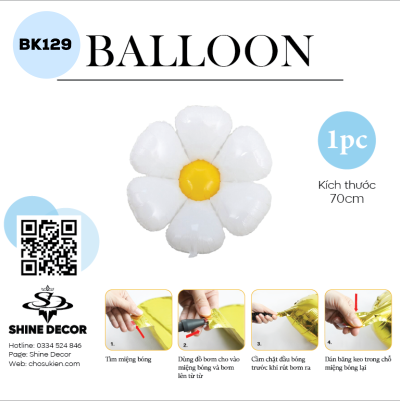 Bong bóng kiếng hình - BK129