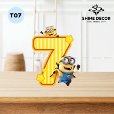 Mô Hình Số Tuổi Bé - T07