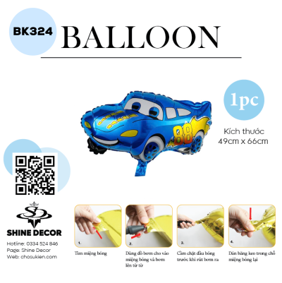 Bong bóng kiếng hình - BK324