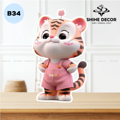 Mô hình hổ hồng - B34