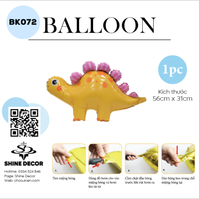 Bong bóng kiếng hình - BK072