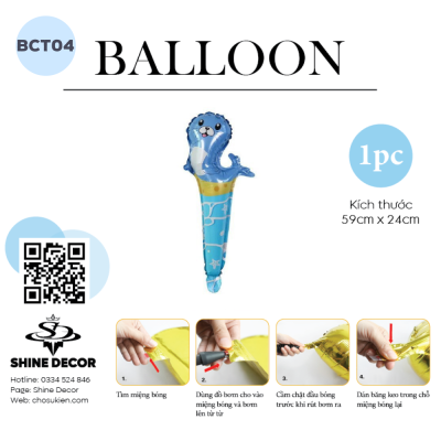 bóng kiếng cầm tay - BK04