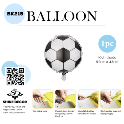 Bong bóng kiếng hình - BK215