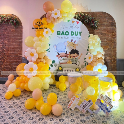 Mẫu trang trí safari vàng