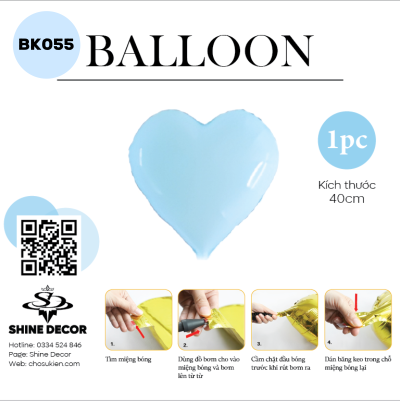 Bong bóng kiếng hình - BK055