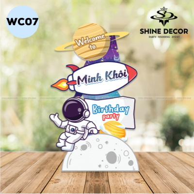 bảng welcome thiết kế - WC07