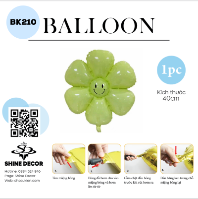 Bong bóng kiếng hình - BK210