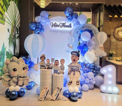 Trang Trí Sinh Nhật Bé Trai - Mẫu Khủng Long