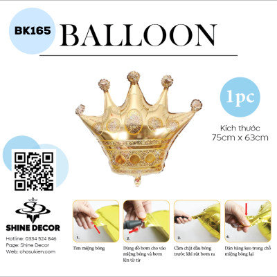 Bong bóng kiếng hình - BK165