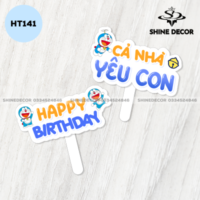 Hashtag Sinh Nhật - Doraemon - HT141