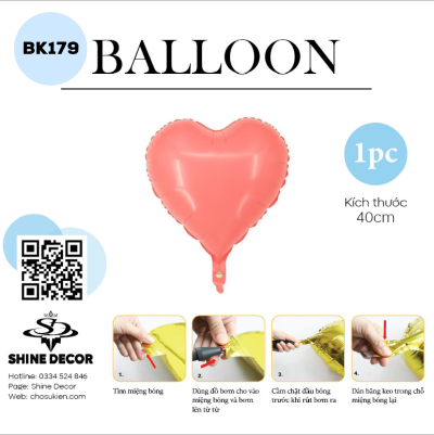 Bong bóng kiếng hình - BK179