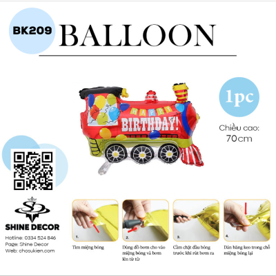 Bong bóng kiếng hình - BK209