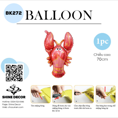 Bong bóng kiếng hình - BK272