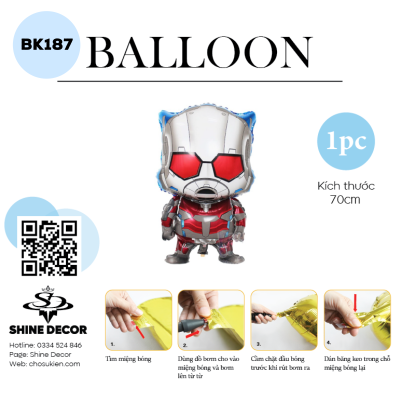 Bong bóng kiếng hình - BK187