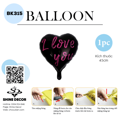 Bong bóng kiếng hình - BK315