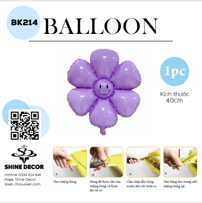 Bong bóng kiếng hình - BK125