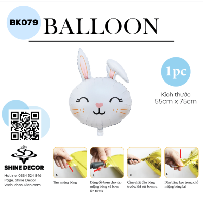 Bong bóng kiếng hình - BK079