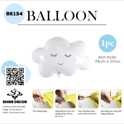 Bong bóng kiếng hình - BK134