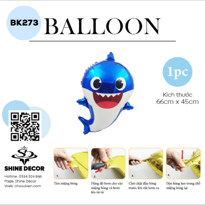 Bong bóng kiếng hình - BK273