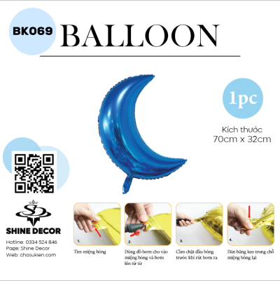 Bong bóng kiếng hình - BK069