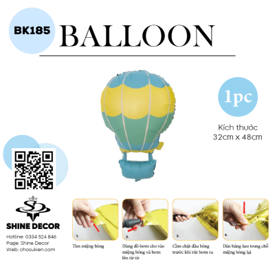 Bong bóng kiếng hình - BK185